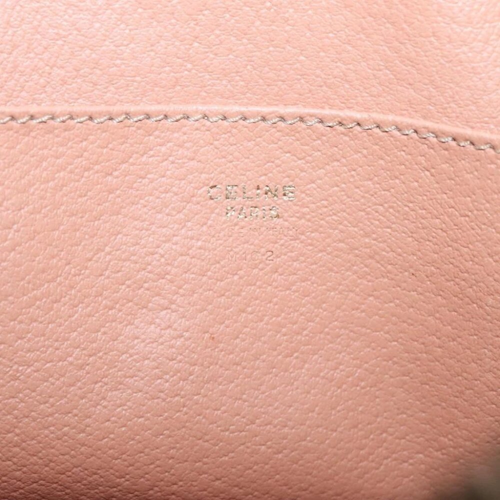 CELINE Macadam Canvas Hand Bag PVC Leather Brown Gold Auth gh019 - Picture 3 of 14